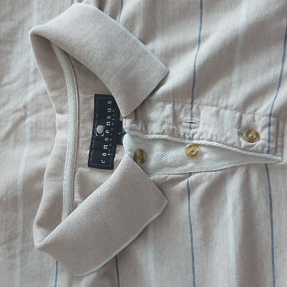 Mens golf shirt by Consensus Sportswear, size Large, EUC - Picture 4 of 4